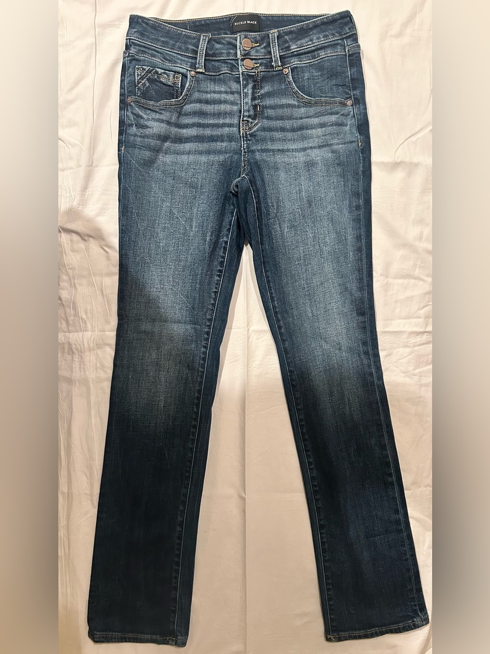Buckle Black Fit No. 53 Jeans Womens /straight, 28x32 Blue Med Wash/ MSRP $90